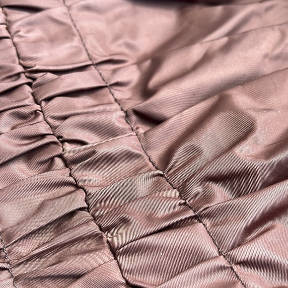 Ganni ruched shell mini skirt - Picture 2 of 6